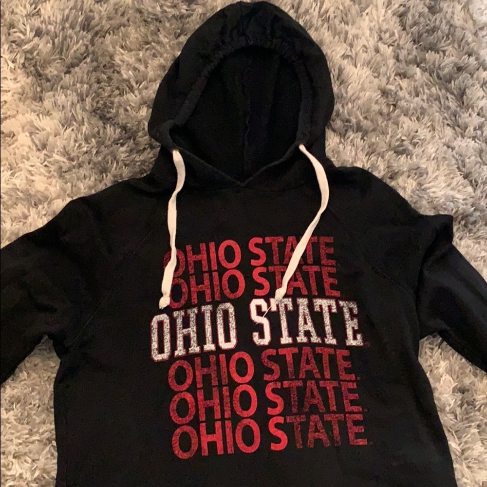 Crop Ohio State Hoodie